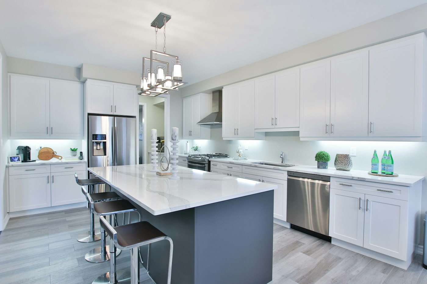 Modern renovated kitchen