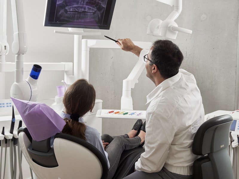 Gentle care with a patient